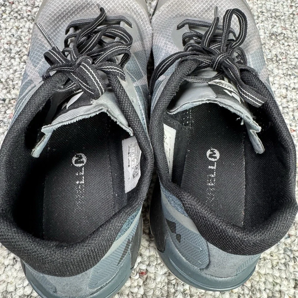Merrell Shoes Mens Size 7 Bare Access Flex Running Sneakers Black Gray